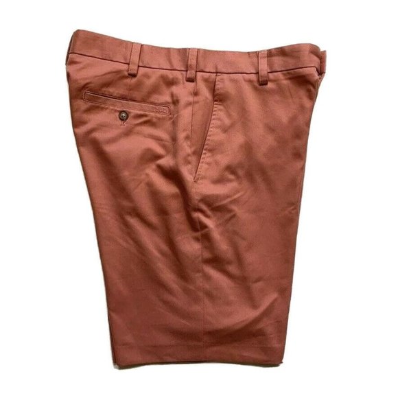 IZOD Chino Golf Shorts Mens 32‎ (33) Relaxed Flat Front Beach Summer Outdoor - Picture 3 of 12